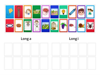 Long Vowels Sorting