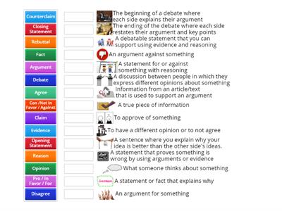 Debate Vocabulary