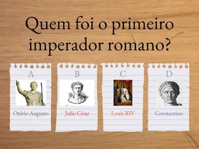 Quiz Roma Antiga