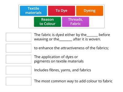 Colouring Fabric