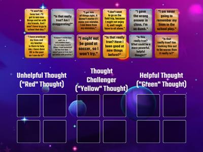 Friends for Life: Session 5: Handout 3: Thought Challenger Game 