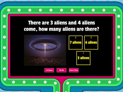 Aliens Story Problems