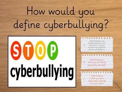 Anti-Cyber Bullying Quiz