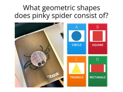  "PINKY SPIDER" - GEOMETRIC SHAPES