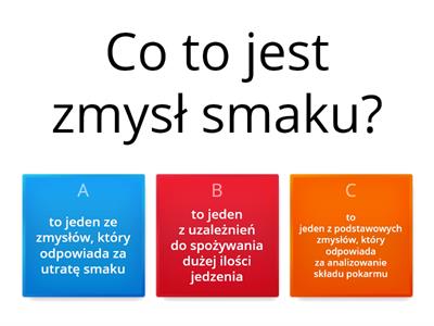 ZMYSŁ SMAKU