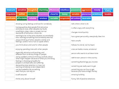 EF Intermediate plus 1B adjectives