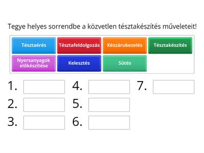 Közvetlen tésztakészítés