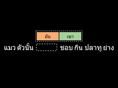 เติมคำสรรพนาม