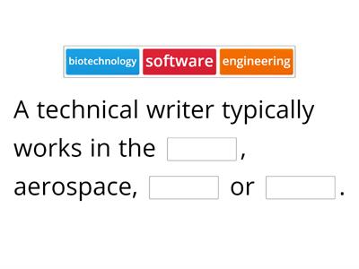 Quiz on the video  "How to Become a Technical Writer?"