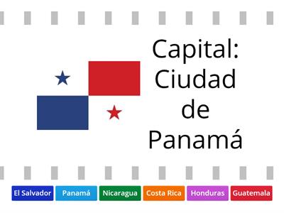 Banderas + Capitales de Centroamérica