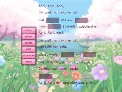 April, April - Lied 