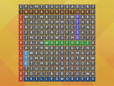 CTE Word Search