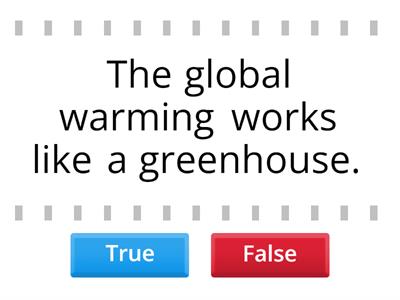 Global warming true or false