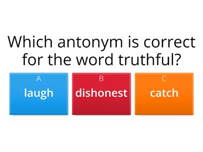  Antonym and Synonym Activity