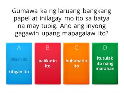 Iba’t ibang Paraan Upang Gumalaw ang Isang Bagay