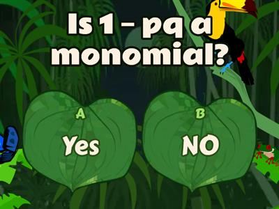 Identify Monomials- G7