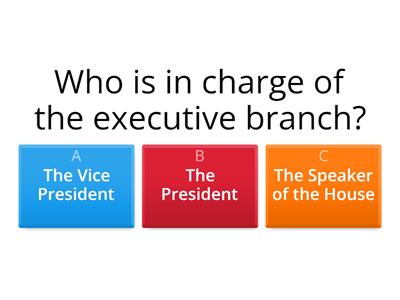 Executive Branch Quiz