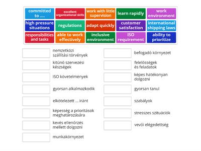 log job advert vocab2