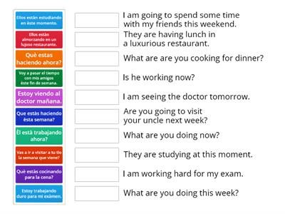 REVIEW PRESENT CONTINUOUS