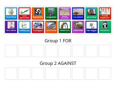 Group sort1 - For and Against #SEWALES
