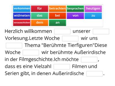 Vielfalt B2.2  -  Lektion 19 - Extraprüfung - Berühmte Außerirdische