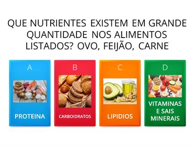  ALIMENTOS  E NUTRIENTES