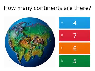 The Earth Geography Quiz