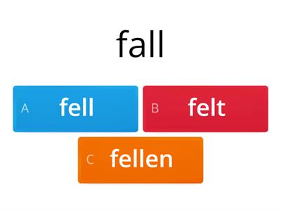 Irregular verbs A1 - part 2 (F-H)