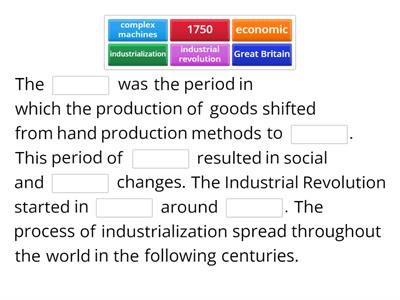  Industrial Revolution 