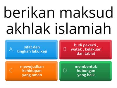 AKHLAK TERPUJI HIASAN DIRI