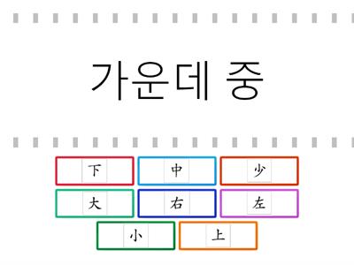 한자 (크기, 방향)