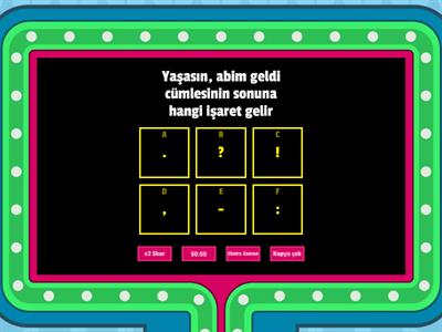 2. Sınıf Türkçe Oyunu