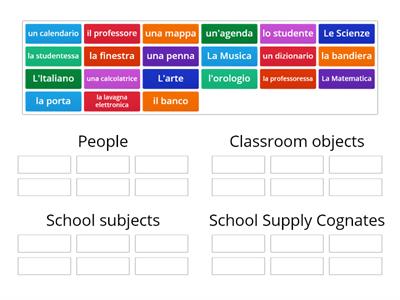 (6) La Scuola- Group Sort