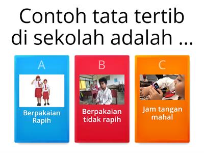 Aturan dan tata tertib di sekolah 