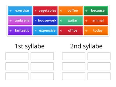 Pronunciation (stress) 