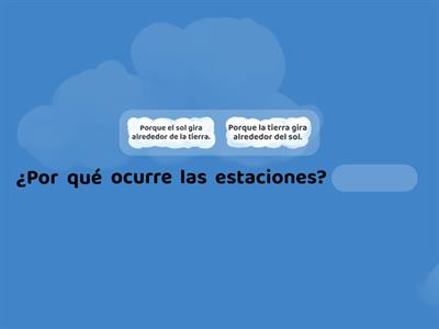 ¿POR QUÉ OCURREN LAS ESTACIONES?