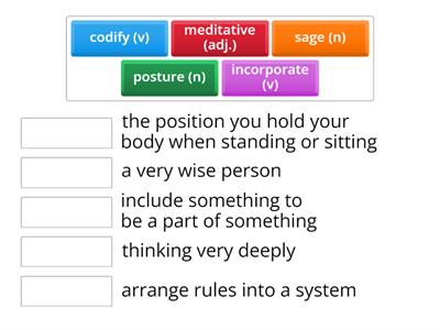 WELLNESS - Vocab 1