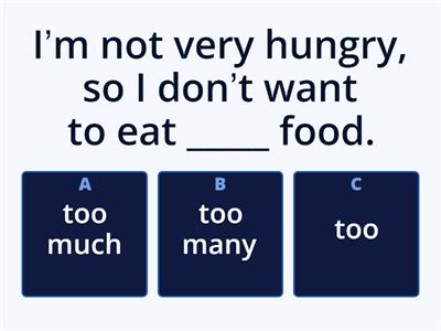 Quick Test 5 Pre-intermediate