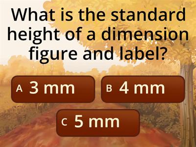 Rules in dimensioning