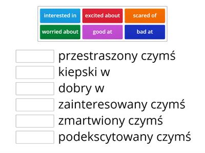 adjectives with prepositions