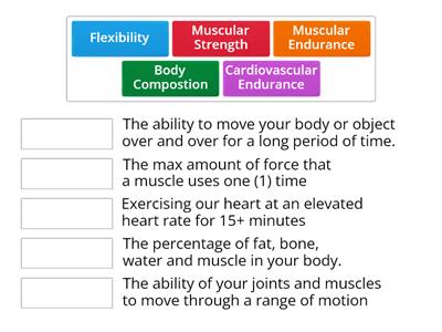 5 Components of Health-related Fitness