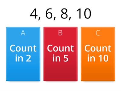 Skip Counting in 2, 5 or 10 ?