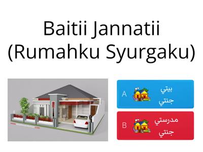 Kuiz BA TH4 Pengenalan Unit 4 : بيتي جنتي (Rumahku Syurgaku)