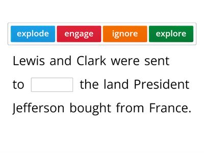 Lewis and Clark: Find the Missing Word
