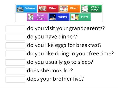 EF elementary - 3C Present Simple- WH-questions