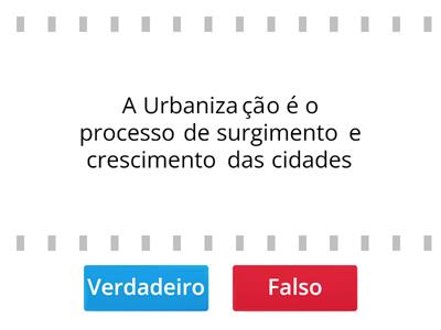 Urbanização.