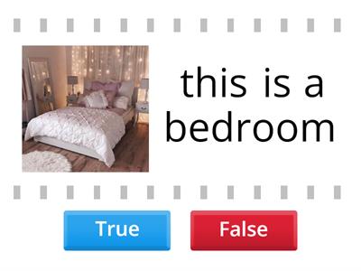 At home-true or false