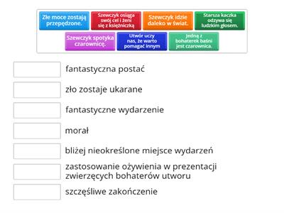  Cechy gatunkowe baśni w utworze "O szewczyku"