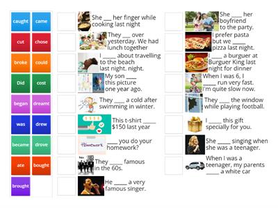  Simple Past - irregular verbs