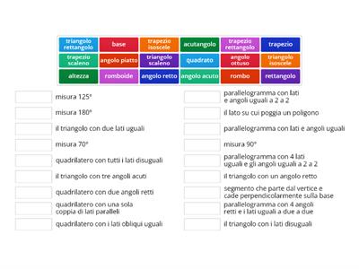 triangoli e quadrilateri